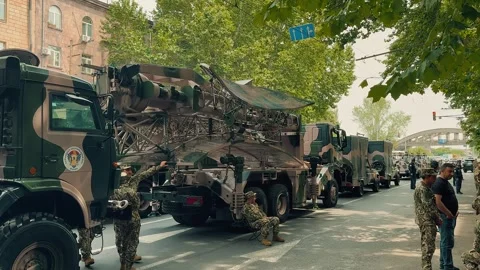 Iranian Electronic Warfare System Radar 6 (Editorial) Stock Footage 336289956