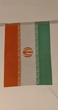 Iranian flag 写真素材