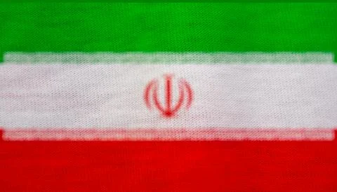 Iranian flag texture as background Stock Photos
