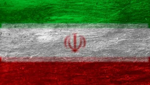 Iranian flag texture as background Stock Photos