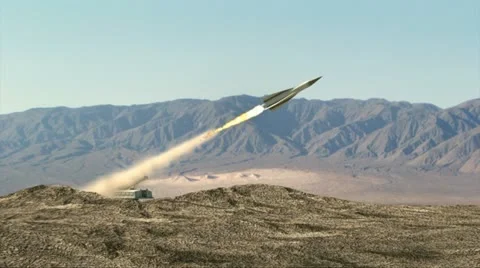 Iranian Missile Stock Footage