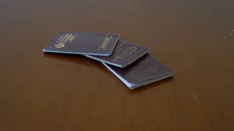 Iranian passport Stock Footage 125520959