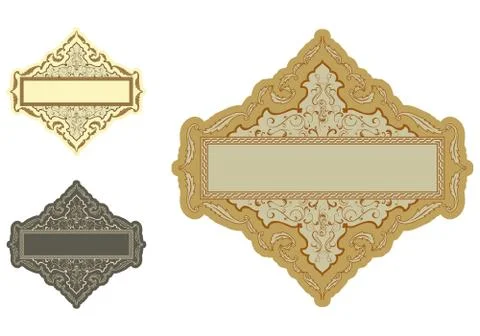 Iranian Pattern Stock Illustration