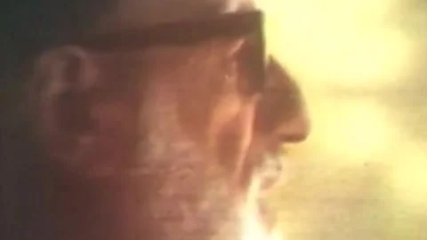 Iranian Revolution crowd activity documented near major city avenues Stock-Footage 325859116