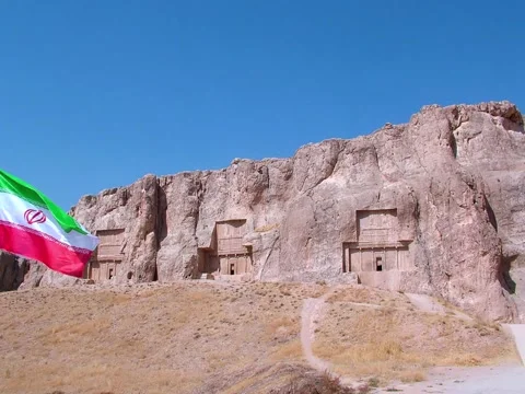 Iran,Naqsh-e-Rostam Video stock 337418494