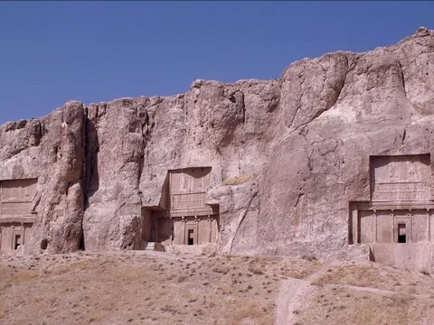 Iran,Naqsh-e-Rostam Stockbeeldmateriaal 337418521