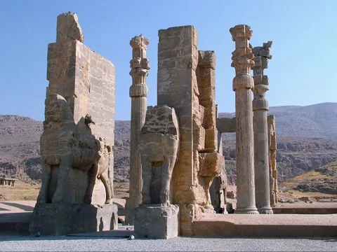 Iran,Persepolis Vídeos de archivo 337417810
