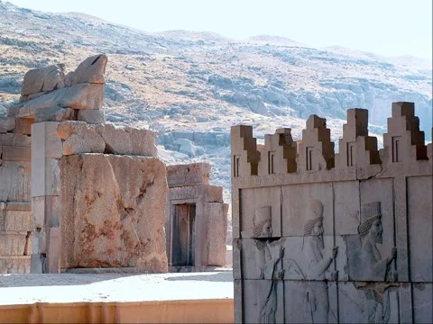 Iran,Persepolis 库存影片 337417841
