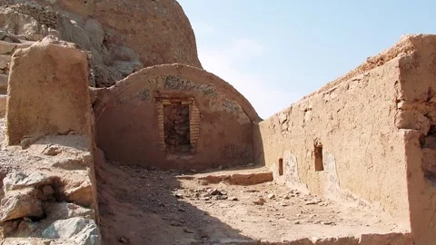 Iran,Yazd. The Towers of Silence Video stock 340892082