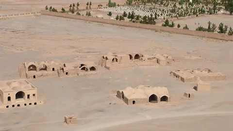 Iran,Yazd. The Towers of Silence Video stock 340892154