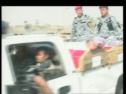 IRAQ: Bodies of security personnel kill... | Stock Video | Pond5