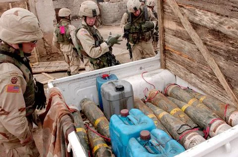 Iraq Cache - Jan 2005 Stock Photos