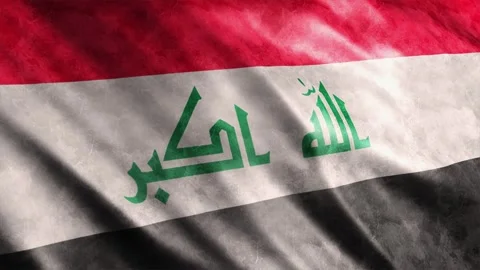 Iraq Flag Grunge Stock Footage 249036842