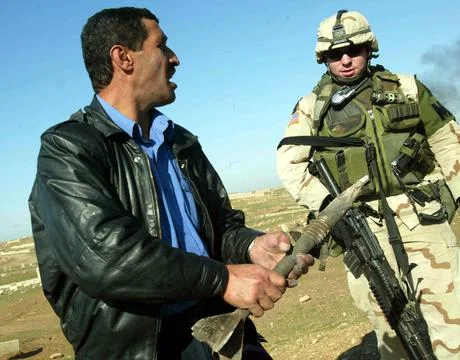 Iraq Us Troops - Dec 2003 Stock Photos