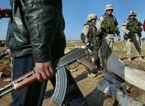Iraq Us Troops - Dec 2003 Stock Photos