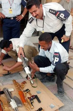 Iraq Weapons Cache - Jul 2003 Stock Photos