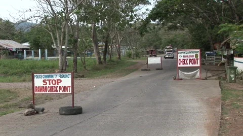 Irawan checkpoint 1 Stock Footage 502197