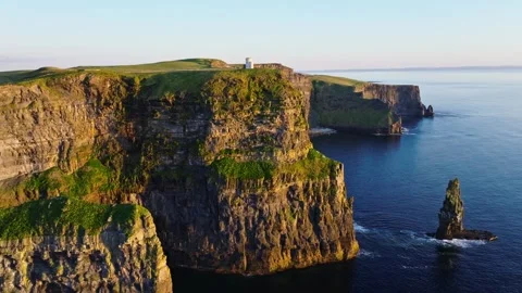 Ireland, Cliff, Moher, Landscape Stock Footage 298373217