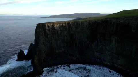 Ireland. Cliffs of Moher. 11-24-2025. Panoramic view, Cliffs of Moher. Stock Footage 323752893