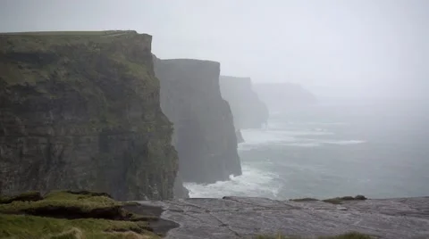 Ireland Cliffs of Moher Video stock 66299944