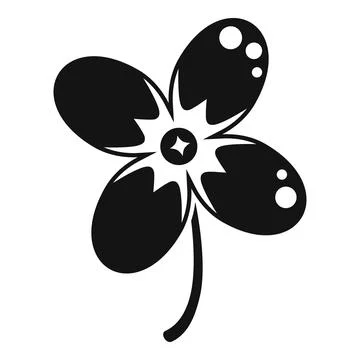 Ireland clover icon simple vector. Four leaf 스톡 일러스트