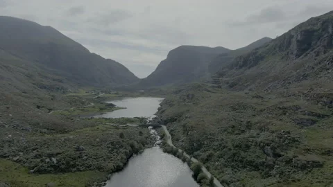 Ireland Drone - 4K Ring of Kerry, Gap of Dunloe 库存影片 219225940