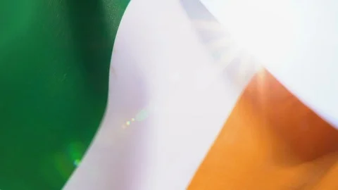 Ireland Flag Flapping Stock Footage 118964521