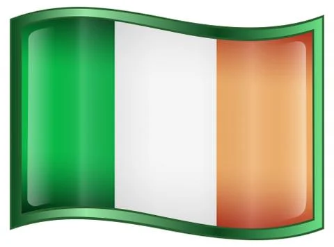 Ireland flag icon Stock Illustration