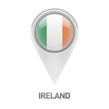 Ireland Flag Icon Stock Illustration