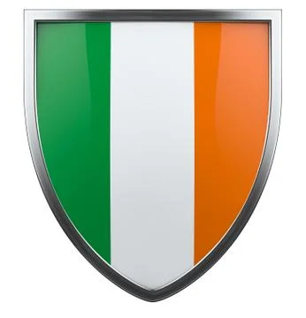 Ireland flag Stock Illustration