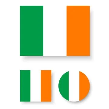 Ireland flag Stock-Illustration