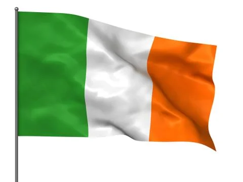 Ireland flag Stock Illustration