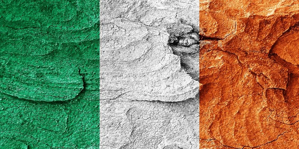Ireland flag Stock Illustration