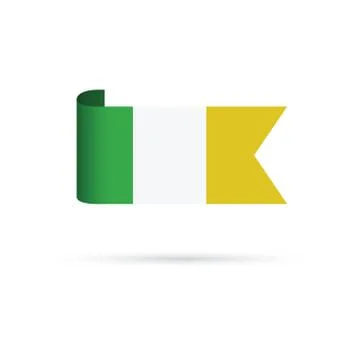 Ireland flag Illustrazione stock