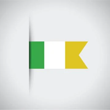 Ireland flag Stock Illustration