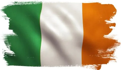 Ireland Flag Stock Illustration