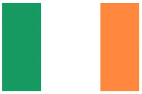 Ireland Flag Illustrazione stock
