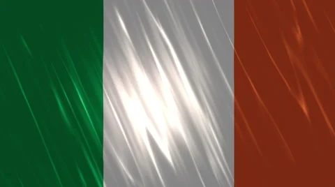 Ireland Flag Loopable Background Stock Footage 62636003