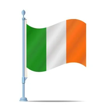 Ireland flag vector Stock Illustration