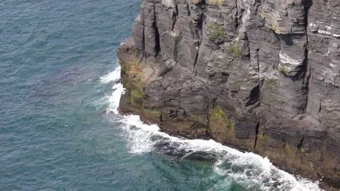 Ireland Galway Cliffs of Moher Vídeos de archivo 166392997