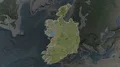 Ireland - hub of the world. Satellite 4k or 4k+ Resolution