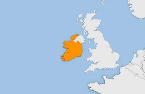 Ireland Stock Illustration