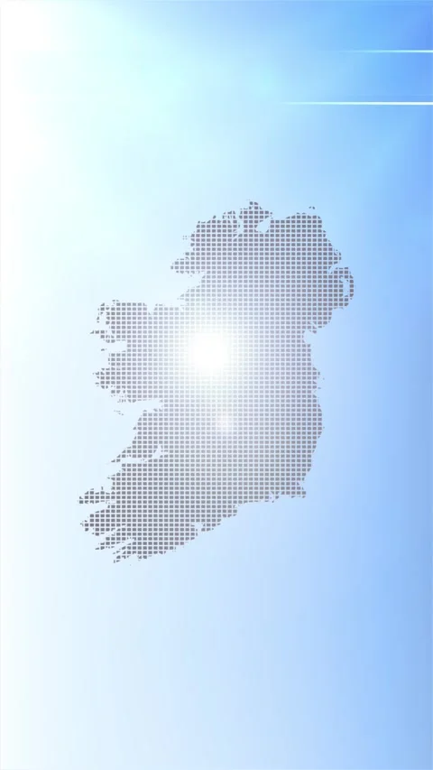 Ireland Map Opener Vídeo Stock 276972622