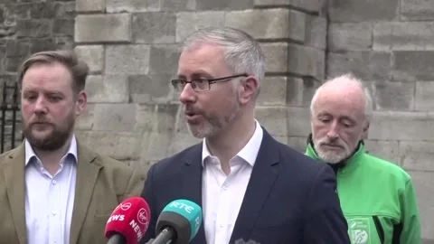 Ireland: Roderic OGorman defends objection by housing spokesman over maj... Stock Footage 292403328