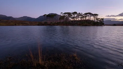 Ireland Time Lapse 5K, Pine Island, Connemara National Park, Galway Vidéo 235160486