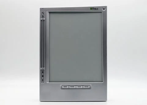 IRex Technologies digital book reader isolated on white background. Stock Photos