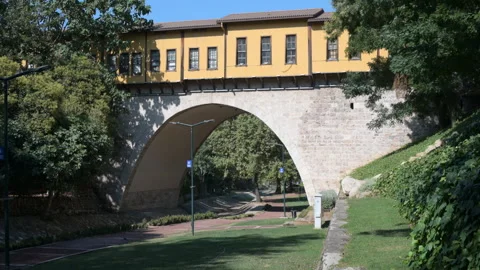 Irgandi Bridge in Bursa, Turkey Stock-Footage 321353081