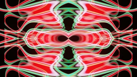 Iridescent amorphous abstraction for LED screens and panels Video stock 172443089