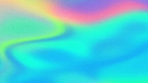 Iridescent Blur grainy Wave Pattern in Pastel Blue, Green, Pink - Y2K Aesthetic Stock Illustration