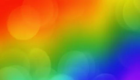 Iridescent bright background with light and defocus. LGBTQIA rights. Stock Illustration